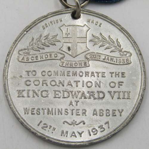 Excellent Edward the 8th Coronation medal - 12 May 1937