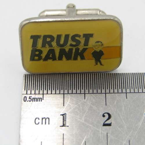 Pair of Trust Bank cufflinks