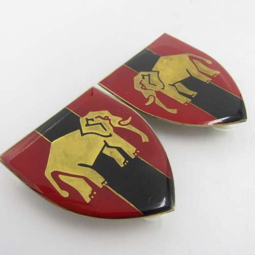 Pair of SADF Eastern Province command provost unit shoulder flashes