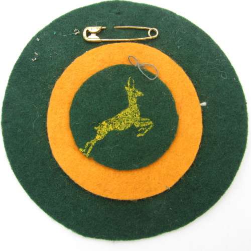 Unusual vintage Springboks cloth roundel badge