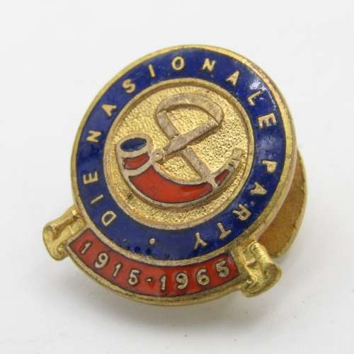 Die Nasionale Party 1915-1965 commemoration button badge