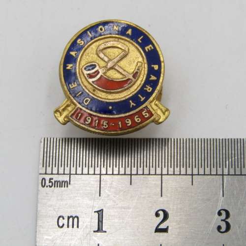 Die Nasionale Party 1915-1965 commemoration button badge