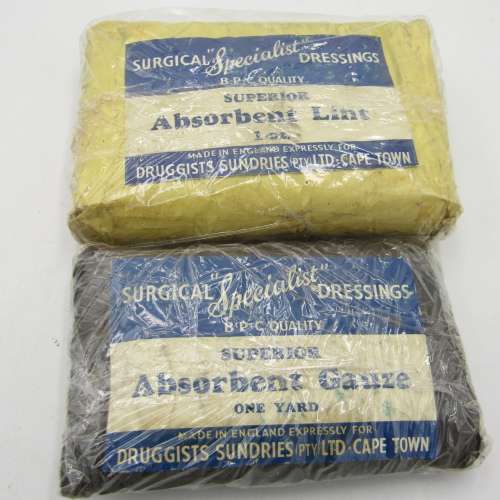 Vintage St John`s Ambulance first aid tin with contents