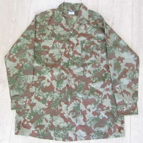 Old Police Koevoet Camo Pattern long sleeve shirt - Size XL