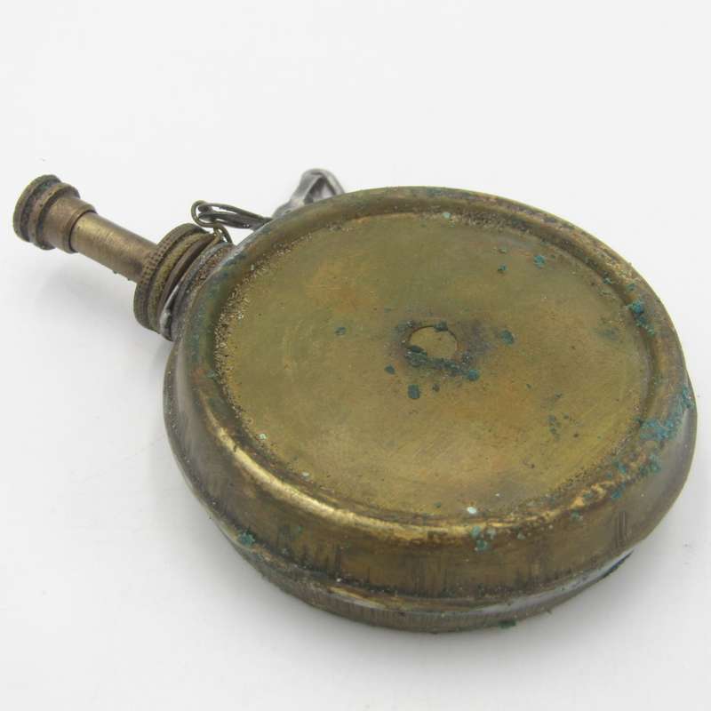 WW2 German MG oil can with leather pouch