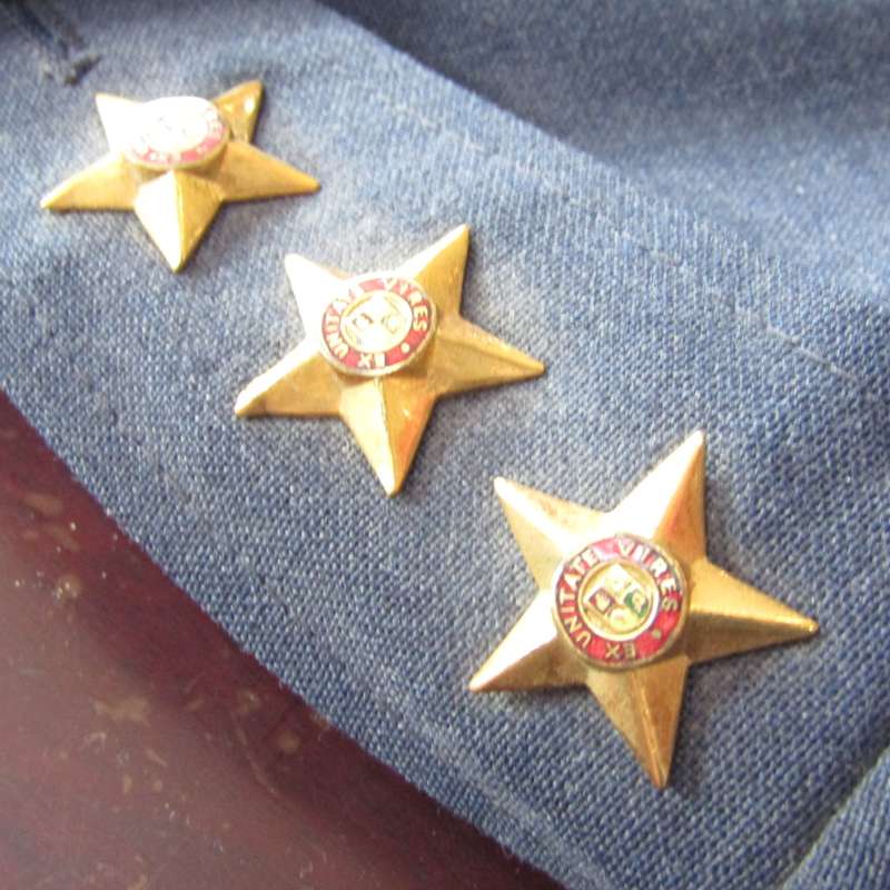 SA Air Force Officers dagger with belt tunic and cap of Captain Leysens - dagger number 2455