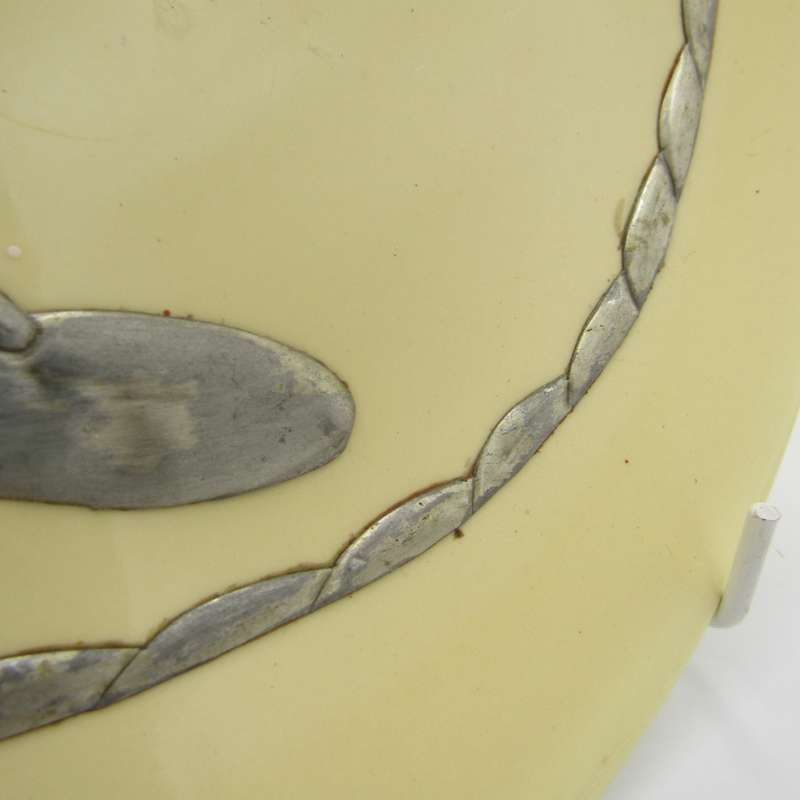 Vintage Harmony by Ridgway porcelain plate with silverplated design