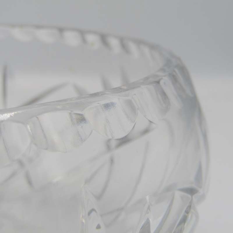 Vintage Crystal glassware bowl - BJ crystal makers mark