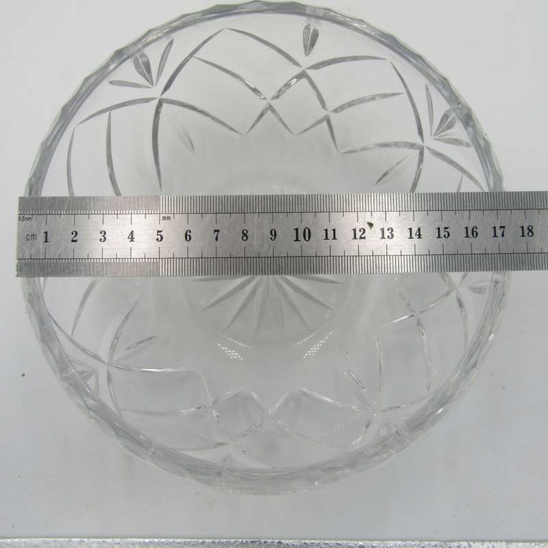Vintage Crystal glassware bowl - BJ crystal makers mark