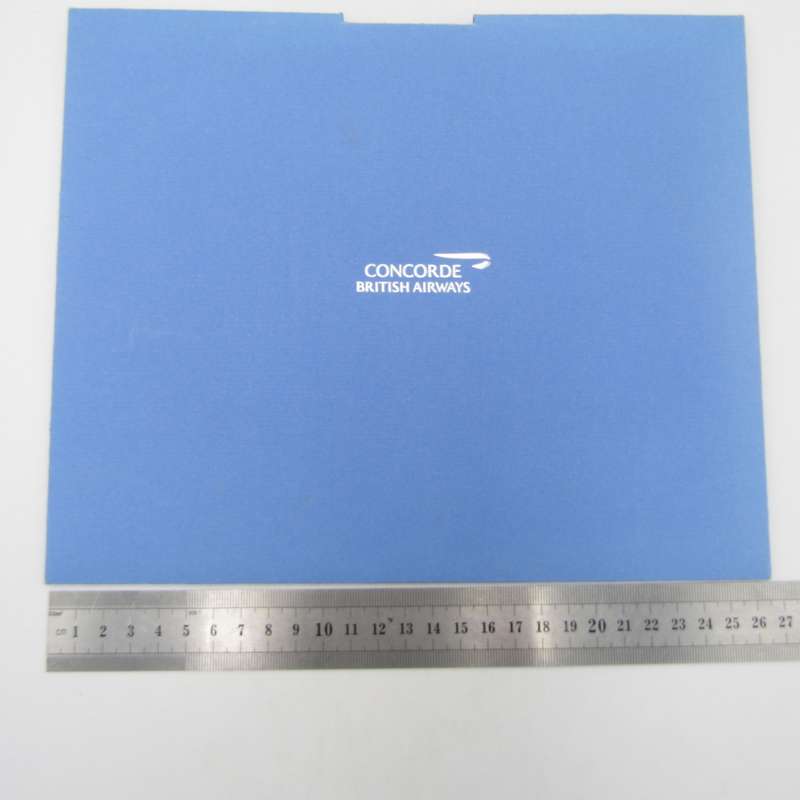Original British Airways Concorde passenger stationery set with pen - still sealed