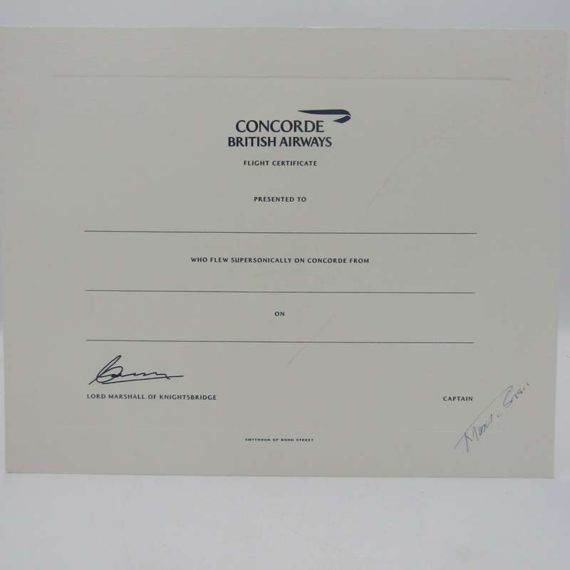 Original British Airways Concorde passenger stationery set with pen - still sealed
