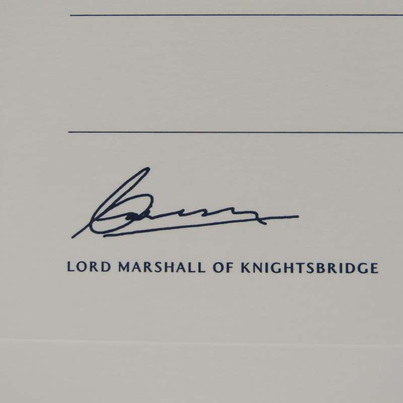 Original British Airways Concorde passenger stationery set with pen - still sealed