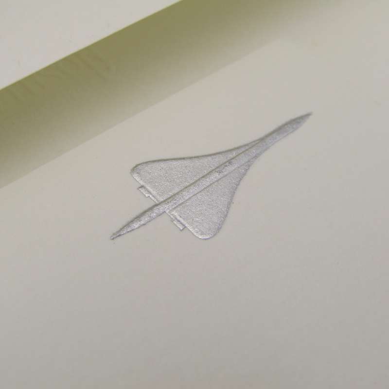 Original British Airways Concorde passenger stationery set with pen - still sealed