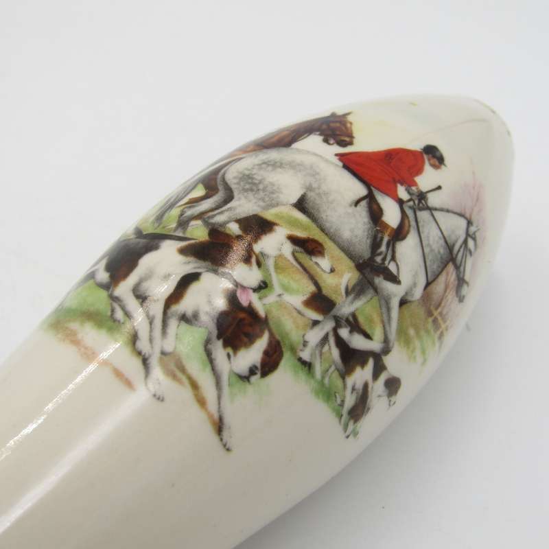 Vintage Fox hunting beer pull ceramic beer tap handle