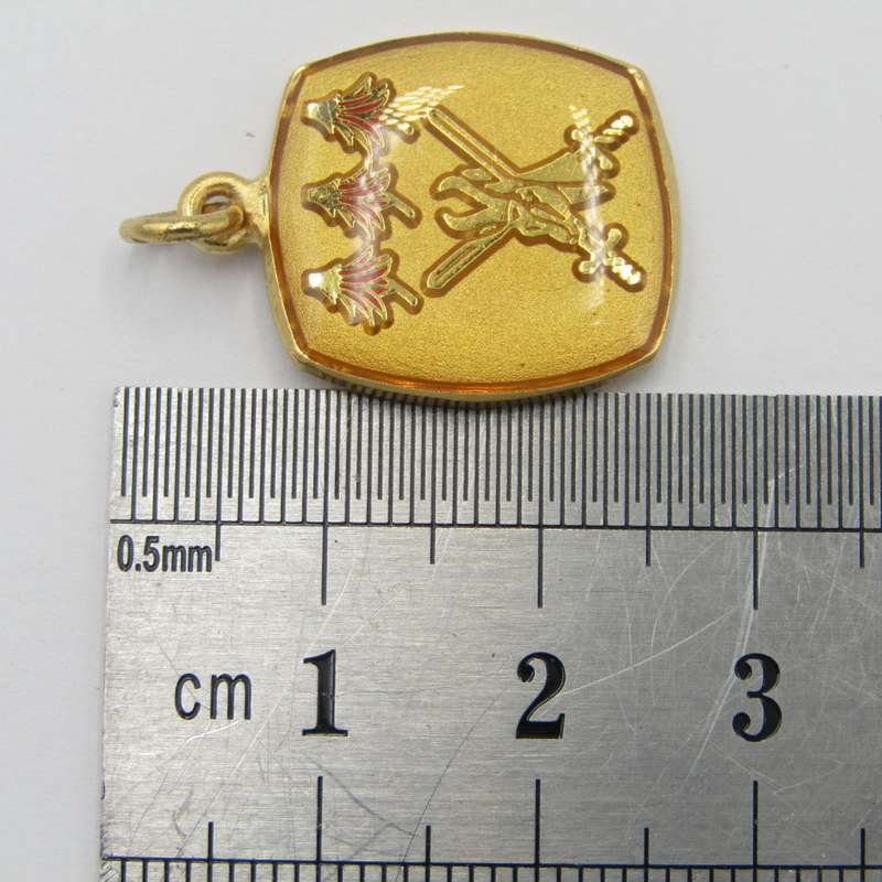 Set of SADF Far North command cufflinks and pendant