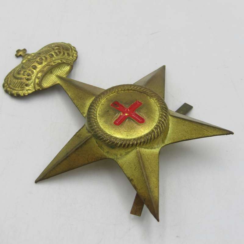 Unknown Military Star badge with crown