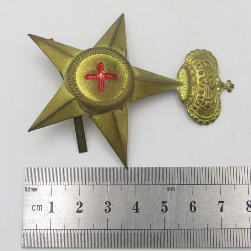 Unknown Military Star badge with crown