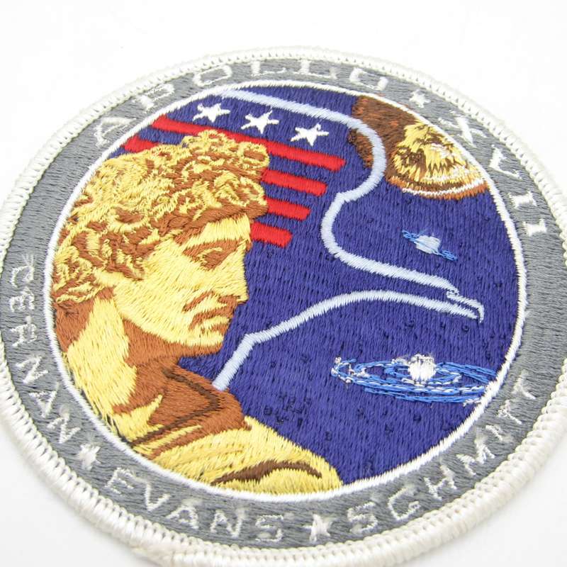 Apollo XVII spacecraft cloth badge