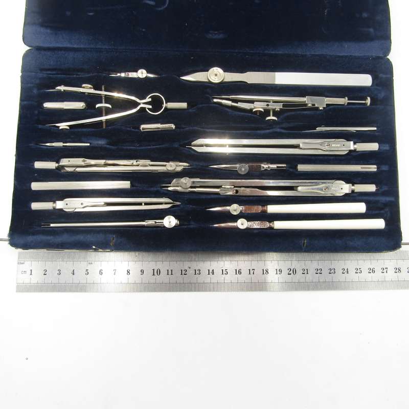 Vintage Maho technical drawing set