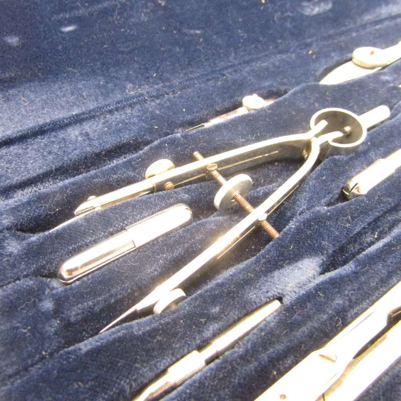 Vintage Maho technical drawing set