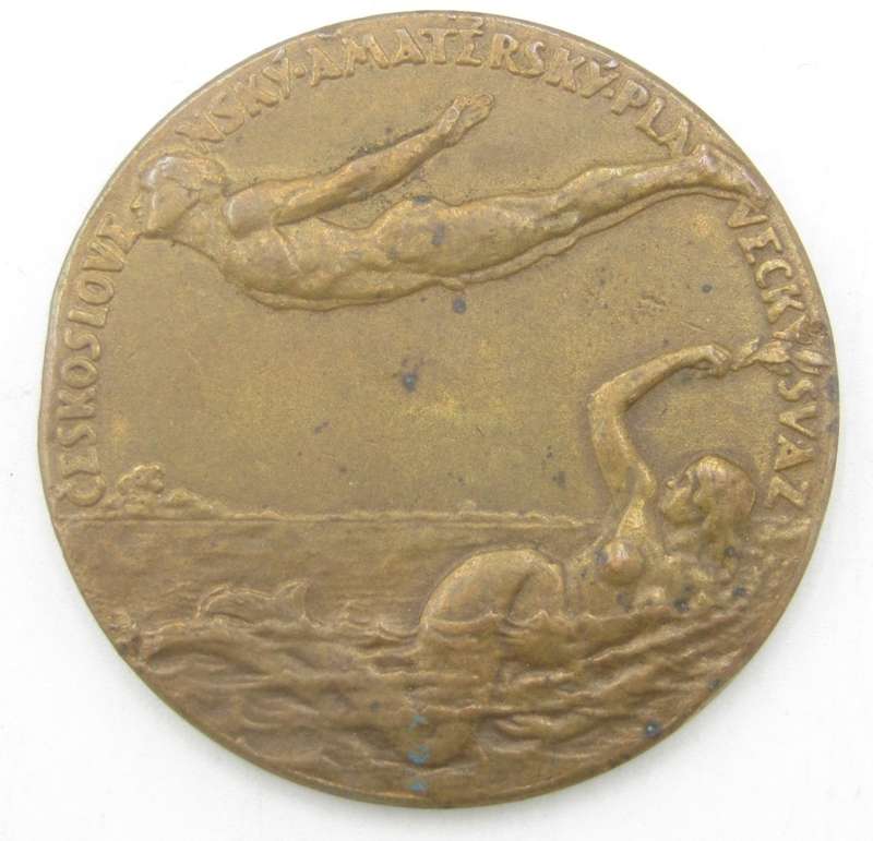 1925 Medal for swimming Czesko Slovakia