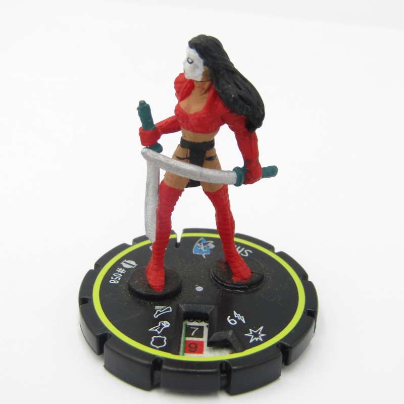 Lot of 7 DC Heroclix mini figurines