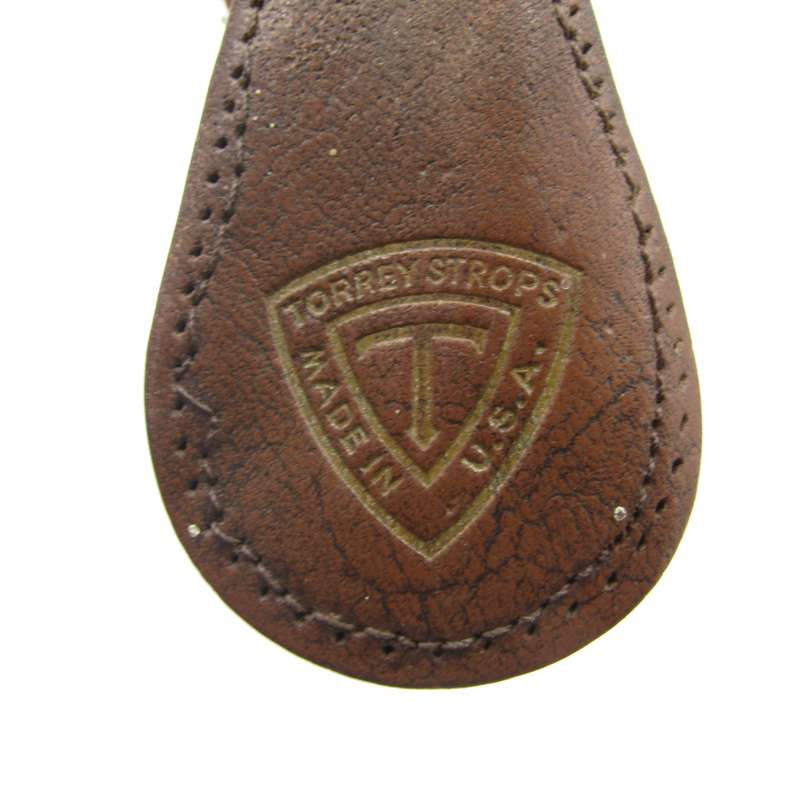 Vintage Genuine Horse hide leather straight razor strop
