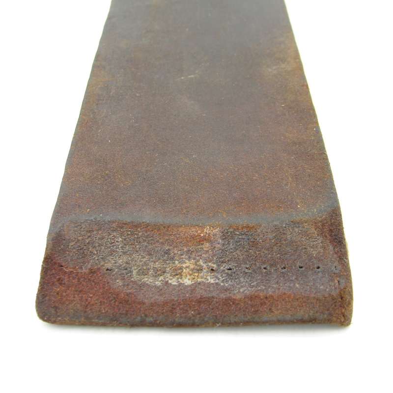 Vintage leather straight razor strop