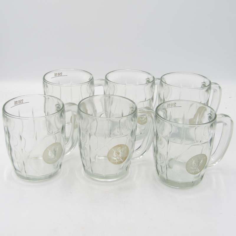 Set of 6 SA Womens Auxilary Nowal service (SWANS) beer mugs
