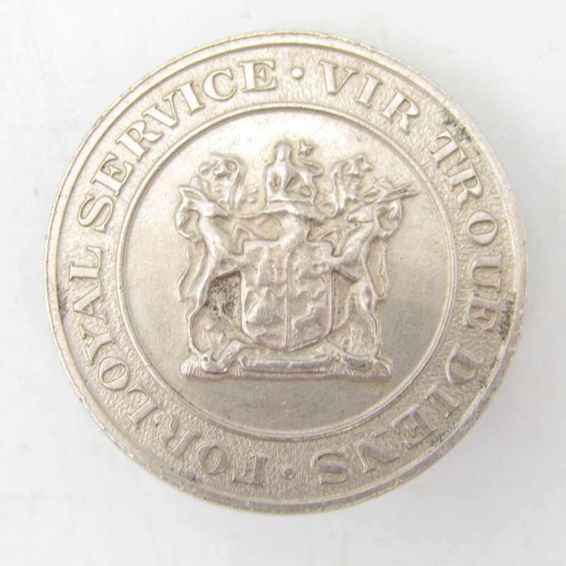 WW2 South Africa for Loyal Service button badge #41/294