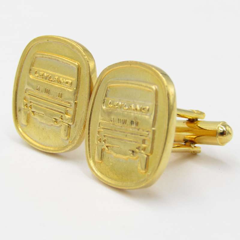 Pair of vintage Leyland trucks cufflinks