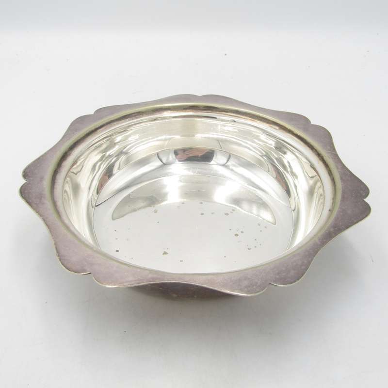 Vintage Silverplated butter dish with lid and hot water tray