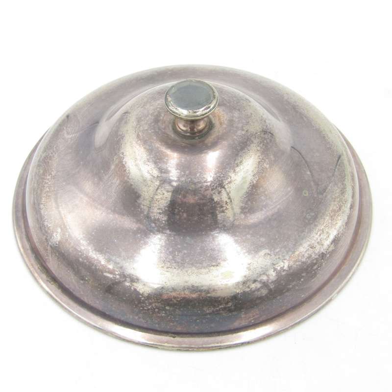 Vintage Silverplated butter dish with lid and hot water tray
