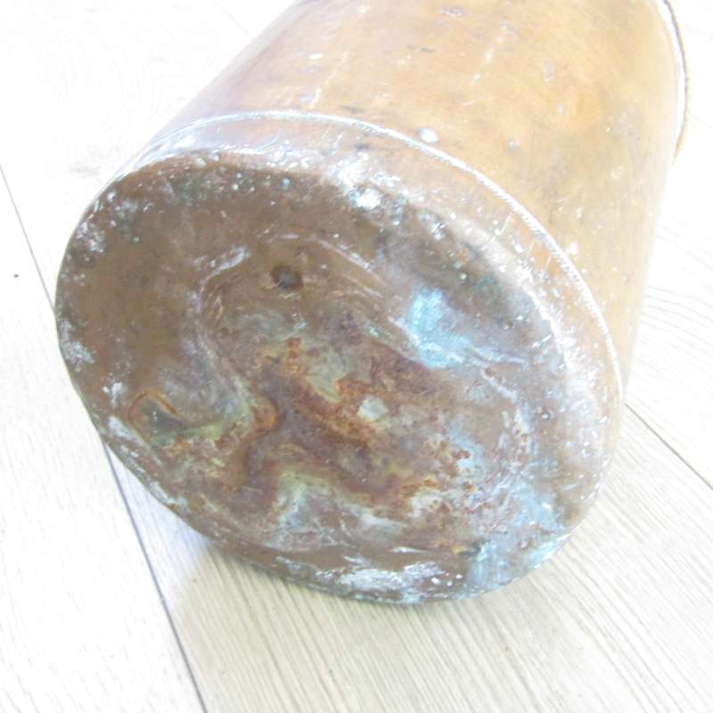 Antique Copper fuel can - no lid