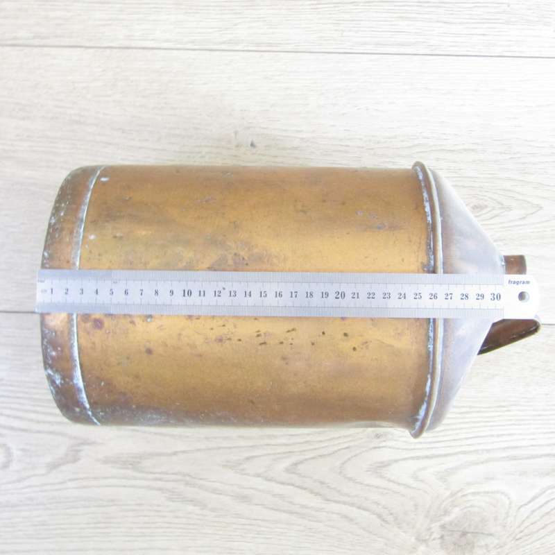 Antique Copper fuel can - no lid