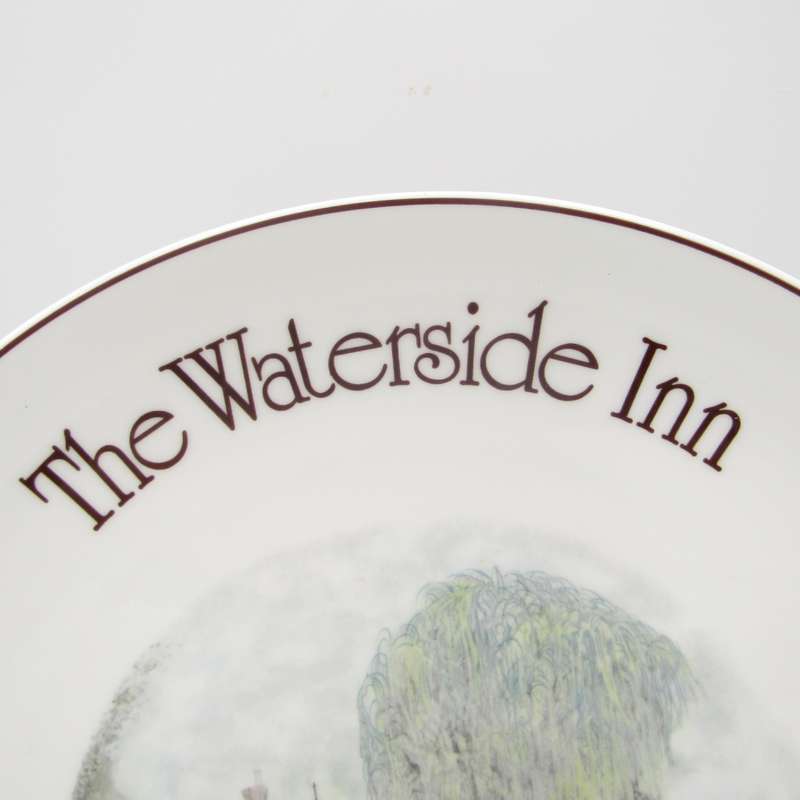 The Waterside Inn 10th Anniversary 1983 plate by Wedgwood