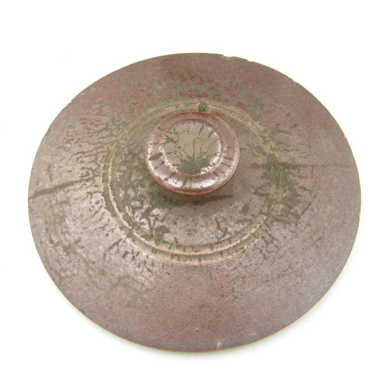 Antique South African clay stoneware Cape fat pot / vet pot