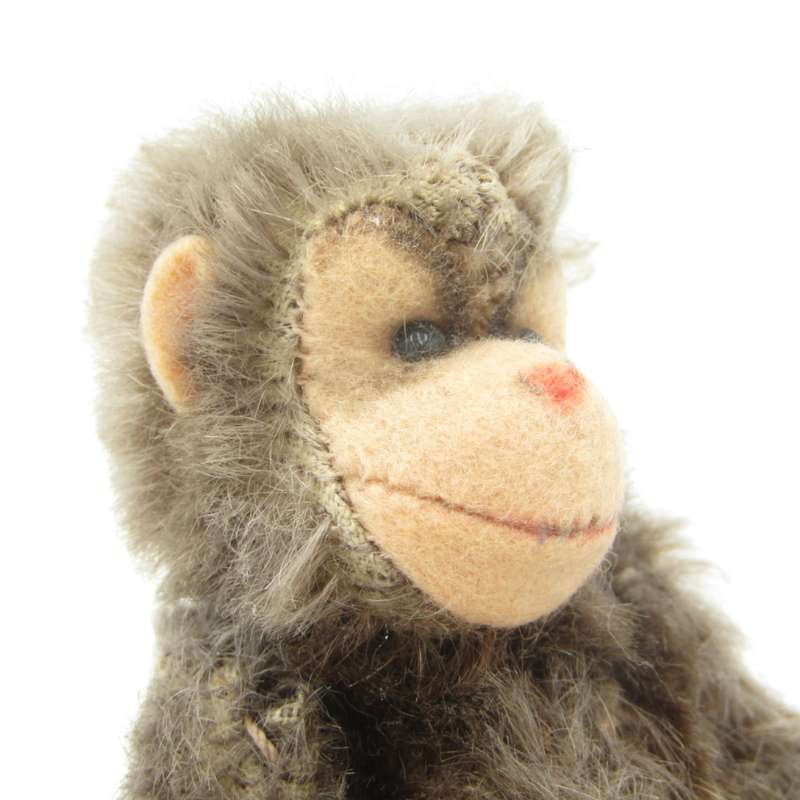 Vintage small Steiff monkey puppet