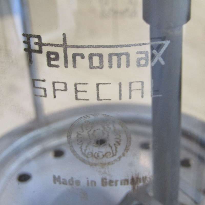 Vintage German Bundeswehr Petromax petroleum lantern - excellent condition in steel case