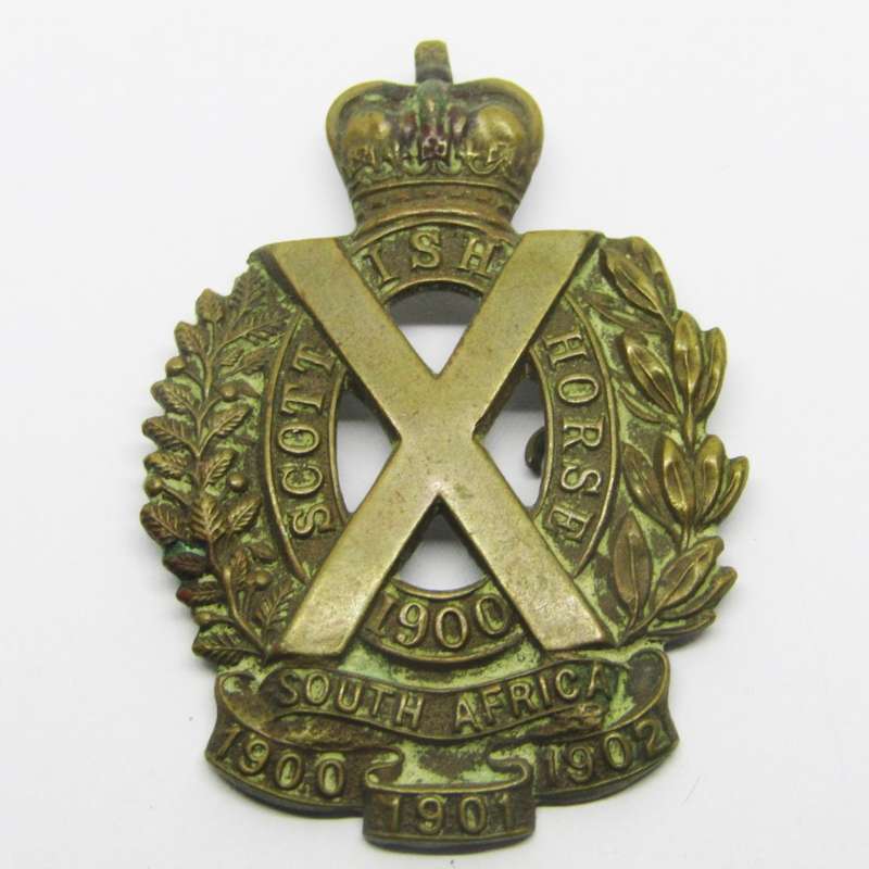 Boer War Scottish Horse sweetheart pin badge - pin broken