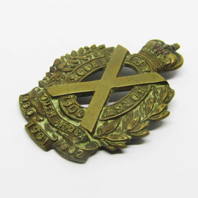 Boer War Scottish Horse sweetheart pin badge - pin broken