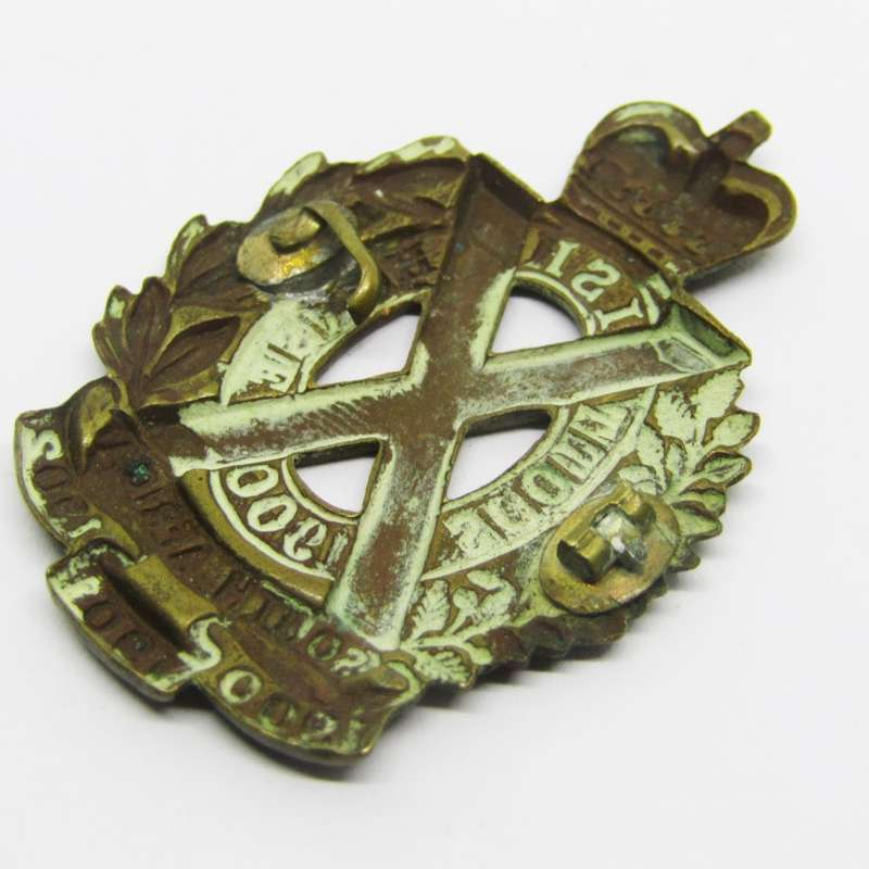 Boer War Scottish Horse sweetheart pin badge - pin broken