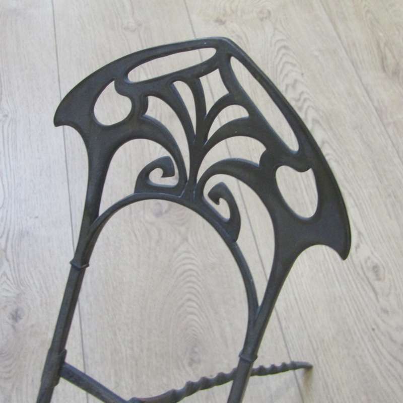 Large Antique silverplated book easel