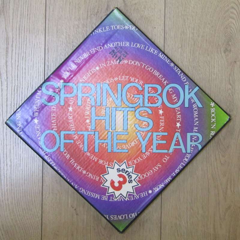 Springbok Hits of the Year series 3 LP Vinyl record set