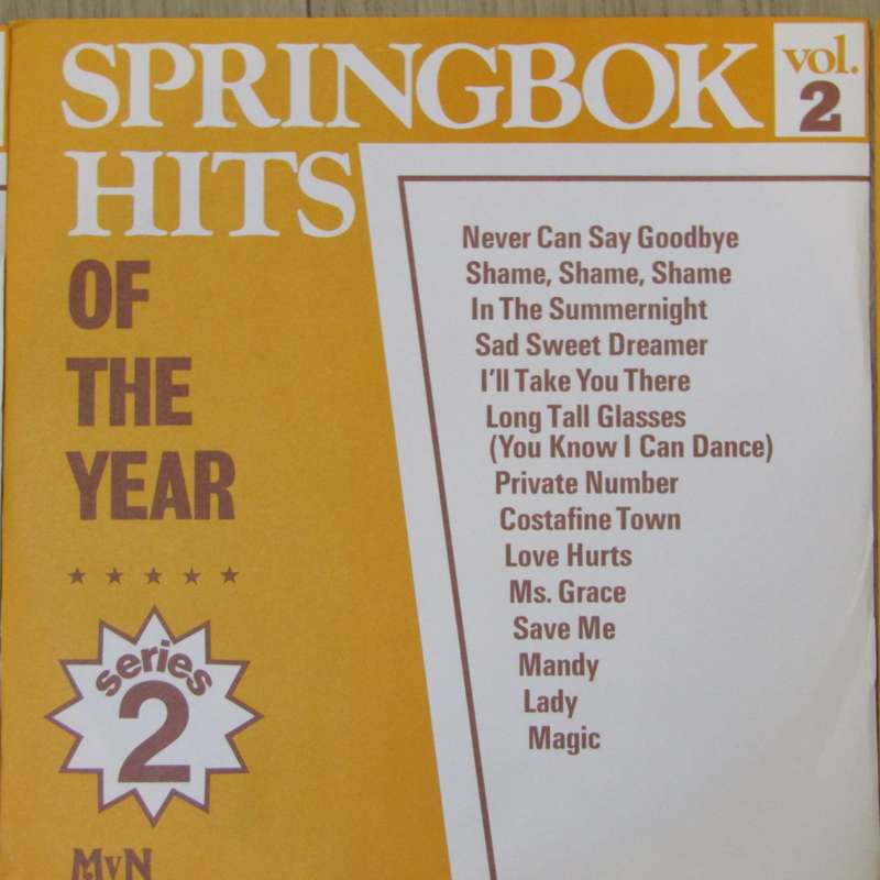 Springbok Hits of the Year series 2 LP Vinyl record set of 6 records