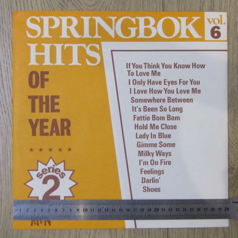 Springbok Hits of the Year series 2 LP Vinyl record set of 6 records
