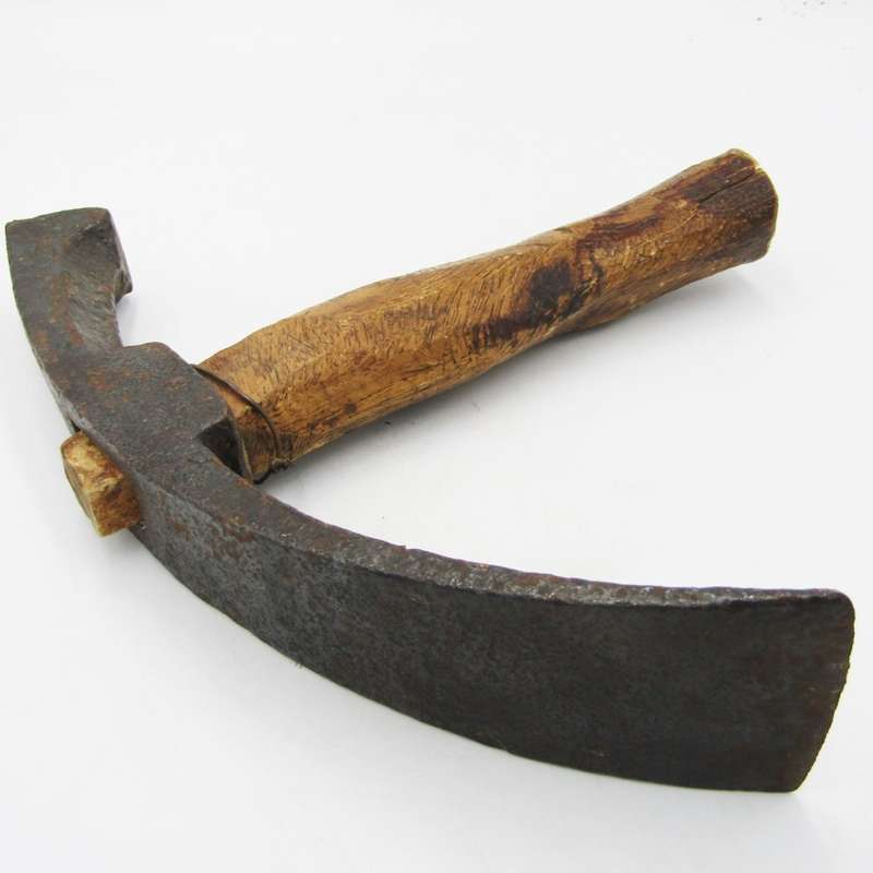 Antique French cooper adze axe -  circa 1880`s