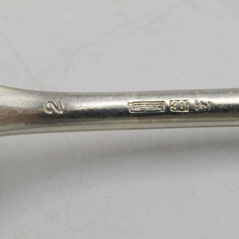 Set of 6 Ge-Esa 90 silverplated forks