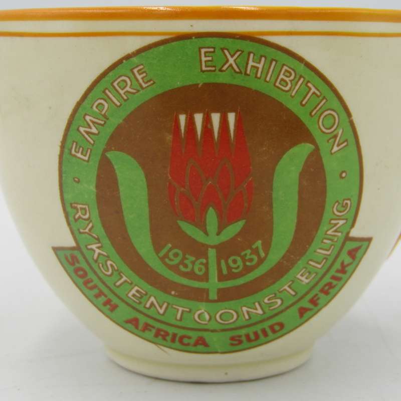 1936/37 Empire Exhibition cup with broken sourcer - almost impossible to get
