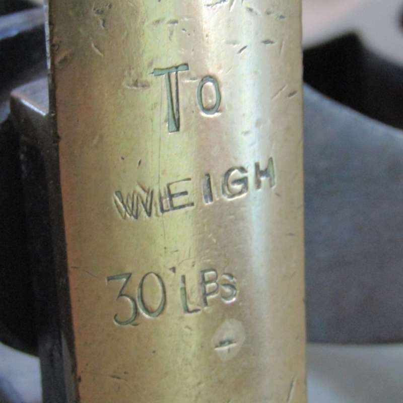 Antique English Counter weight scale - circa 1910